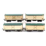 (4) Lionel Standard Gauge No. 514 Refrigerator Car
