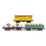 Lionel No. 512 Gondola No. 520 Searchlight, and No