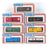 (7) American Flyer S Gauge Freight Cars