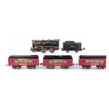 Lionel 257 Locomotive with Tender and Ives Passeng