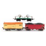 Lionel No. 514 Boxcar, No. 516 Coal Hopper Car, an