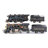 (2) American Flyer O Gauge Locomotive and Tender