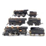 (3) American Flyer O Gauge Locomotive w/ Tender