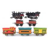 American Flyer Cast Iron Clockwork Locomotives wit