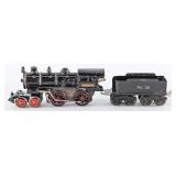 Ives No. 25 Clockwork Locomotive and Tender