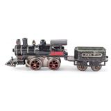 Ives Clockwork No. 11 Locomotive and No. 11 Tender