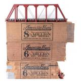 (4) American Flyer Universal Bridges