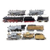HO Scale Brass & Die-Cast Train Locomotive & Tende