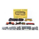 O Scale Pittman Passenger Trolley and HO Scale Bra