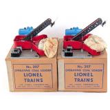 (2) Lionel No. 397 Operating Coal Loader w/ Boxes