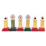 (3) Lionel No. 83 Signals and (3) No. 87 Signals,