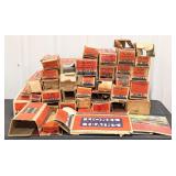 Empty Orange Lionel Boxes