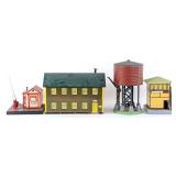 American Flyer Signal Tower, Water Tower, Marx Cro