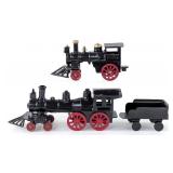 Restored Cast Iron Locomotives & Tender