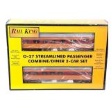 MTH RailKing Milwaukee Road Combine / Diner Set 30