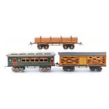 Ives No. 130 Buffet Car, No. 127 NYC & HR Livestoc