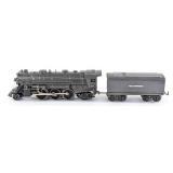 Lionel 1666 Gunmetal Steam Locomotive and Tender