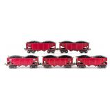 (5) Lionel 516 Coal Hopper Cars