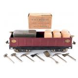 Lionel No. 212 Gondola and 208 Toolbox with Tools