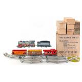 Unique Art Mfg. #600 Mechanical Train Set w/ Box