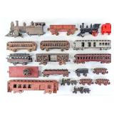 Cast Iron Locomotive and Train Car Parts / Project