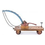 Arcade Cast Iron Wrecking Car - Orange