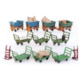 (6) Lionel No. 161 Baggage Truck (4) 162 Dump Car