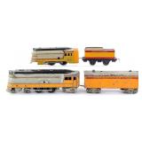 (2) Different American Flyer Hiawatha Locomotive &