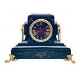 Victorian Antique Watson & Co. Slate Mantle Clock