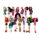 (14) Monster High Dolls and Accessories