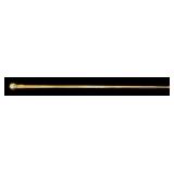 Vintage Amber Glass Walking Cane