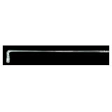 Vintage Twist Glass Walking Cane