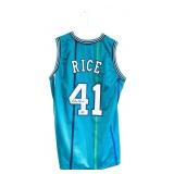 Glen Rice Signed Charlotte Hornets Jersey