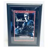 Arnold Schwarzenegger Signed Terminator 2 Poster