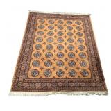 Harmony House Servistan Golden Afghan Wool Area Ru