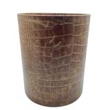 Mid Century Alligator/Crocodile Waste Basket