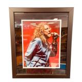 Robert Plant Signed Color Photograph