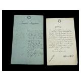 Antique 1850 Legal Battle and Land Sale Documents