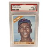 ERNIE BANKS 1966 Topps Baseball Trading Card Grade
