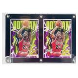 (2) 1996 Skybox Z Force Michael Jordan Cards