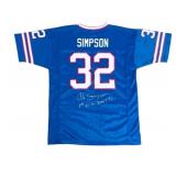 O.J Simpson Signed Buffalo Bills Signed Jersey