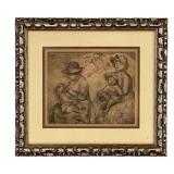 Pierre Auguste Renoir ï¿½Three Sketches of Maternity