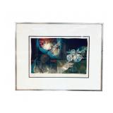 1975 Alvar Sunol ï¿½Bouquetï¿½ Lithograph Print 25/150