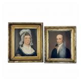 Portrait of a Man and Woman Oil Paintings