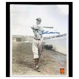 Ted Williams Signed Black and White Photograph