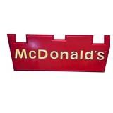 Vintage McDonaldï¿½s Plastic Outdoor Sign