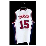 Magic Johnson Signed USA Team Jersey