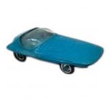 Vintage 1/24 MPC SC-100 Blue Bubble Top Slot Car