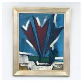 Bohumil Samuel Kecir Abstract Oil Painting