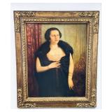G. Cantalamessa Portrait of a Lady Oil Painting